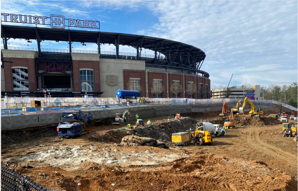 As opening day nears, project next to Braves stadium in full swing Urbanize Atlanta